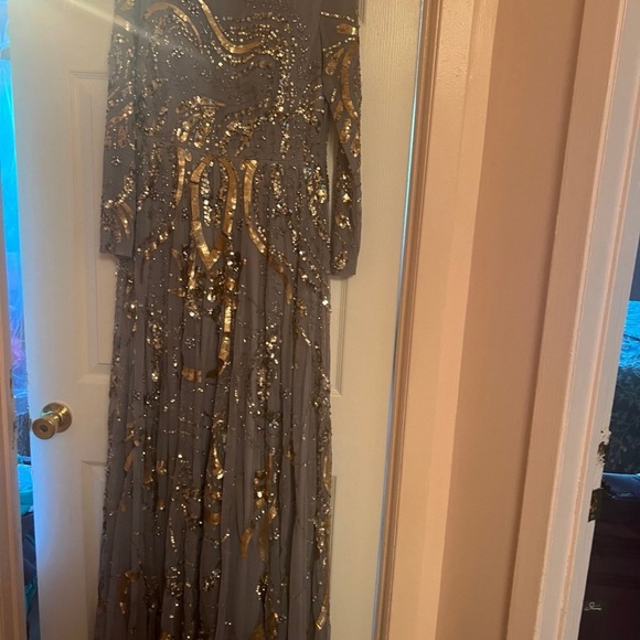 Mac Duggal Maxi Dress SİZE 8-10 - Picture 6 of 9